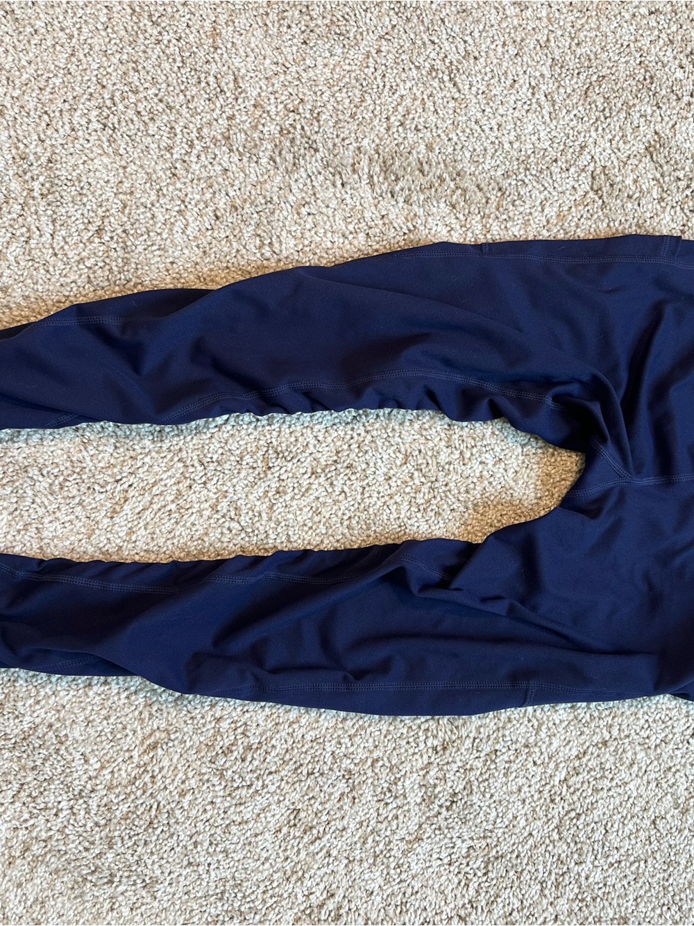 Sweetflex Navy Hi Rise Booty Band Pocket Leggings Size 6 Yoga Athletic - Picture 6 of 7